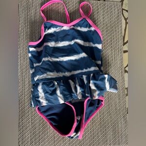 kensie Girls' Printed One Piece Swimsuit 3T bathing suit